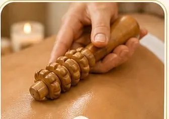 Uso de herramientas de maderoterapia